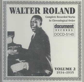 Walter Roland Vol02 1934-1935 - (Import CD)