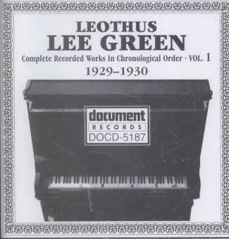 Leothus Lee Green 1929-1930 - (Import CD)