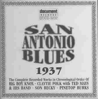 San Antonio Blues 1937 - (Import CD)