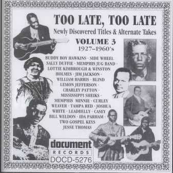 Too Late Too Late Vol.03 - (Import CD)