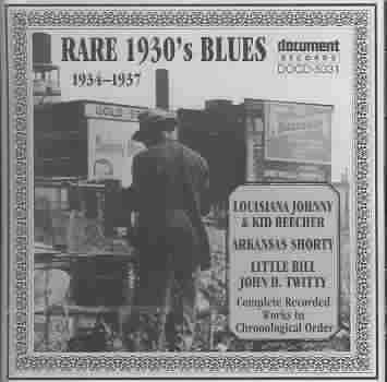 Rare 1930s Blues 1934-1937 - (Import CD)