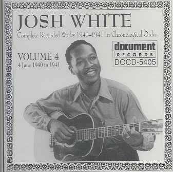 Josh White Volume 4 1940-1941 - (Import CD)