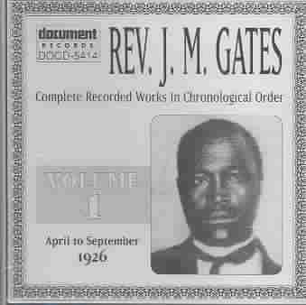 Rev.J.M.Gates Vol.01 1926 - (Import CD)