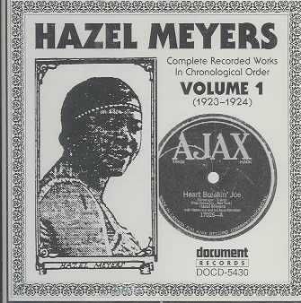 Hazel Meyers Vol.1 1923-1924 - (Import CD)