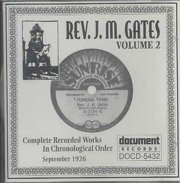 Rev.J.M. Gates Vol.2 1926 - (Import CD)