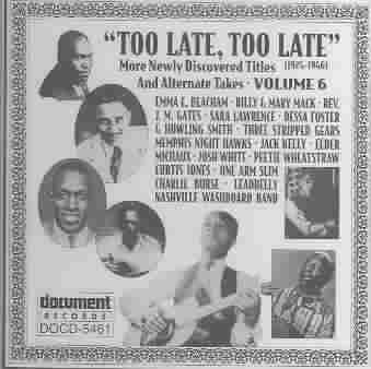Too Late Too Late Vol.06 - (Import CD)