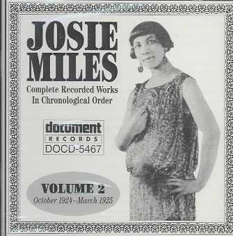Josie Miles Vol.02 1924-1925 - (Import CD)
