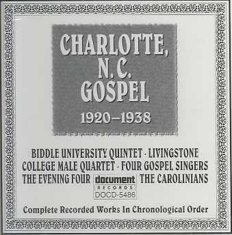 Charlotte Gospel 1920-1938 - (Import CD)