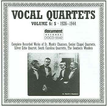 Vocal Quartets Vol.06 1926-1944 - (Import CD)