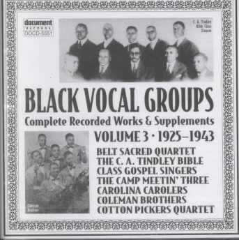 Black Vocal Groups Vol 03: 1926-1943 - (Import CD)