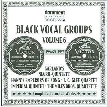 Black Vocal Groups Vol 06: 1926-43 - (Import CD)