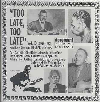 Too Late Too Late Vol.10 26-51 - (Import CD)