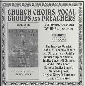 Church Choirs Vocal Groups and Vol. 4 - (Import CD)