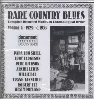 Rare Country Blues Vol.04 29-53 - (Import CD)
