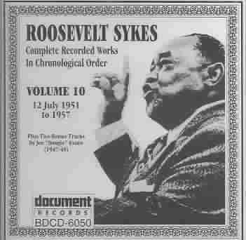 Roosevelt Sykes Vol.10 1951-57 - (Import CD)