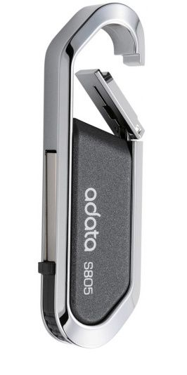 AData S805 16GB USB 2.0 Flash Drive - Grey