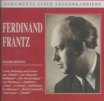 Ferdinand Frantz - (Import CD)