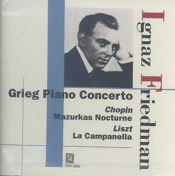 Grieg Piano Concerto - (Import CD)