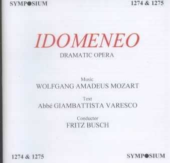 Mozart:Idomeneo Dramatic Opera - (Import CD)