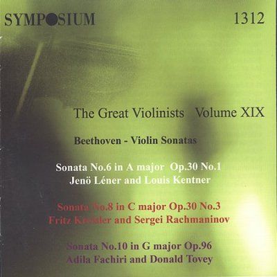 Great Violinists Vol 6: Beethoven Vio - (Import CD)