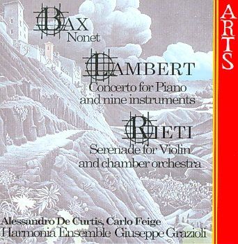 Bax/Lambert/Rieti:Nonet Piano Cto - (Import CD)