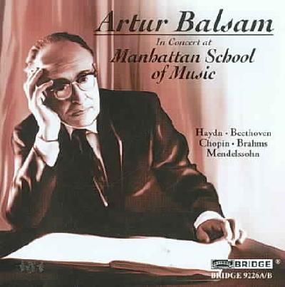 Beethoven/Haydn/Chopin:Artur Balsam I - (Import CD)