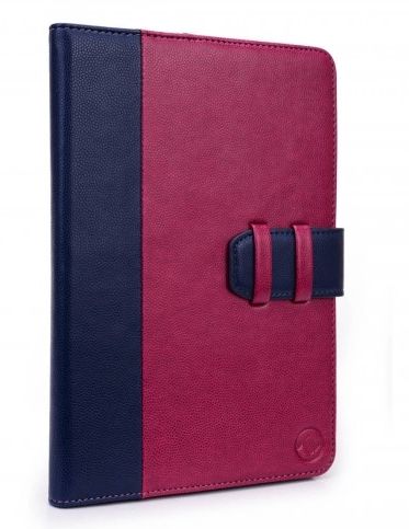 Tuff-Luv Manhattan Folio Organiser for iPad Mini - Navy &amp; Berry Pink
