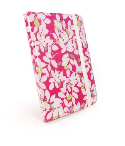 Tuff-Luv Slim Book Case for Kindle - Pink Foliata