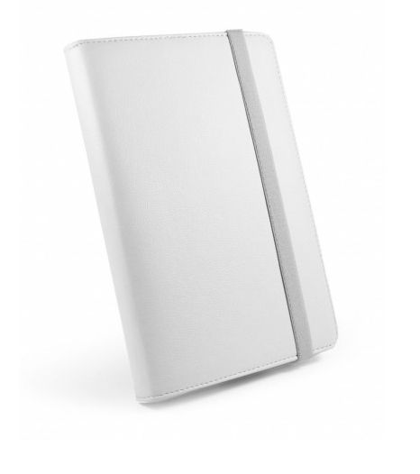 Tuff-Luv Bi-Stander Faux Leather Case for Kindle Fire - White