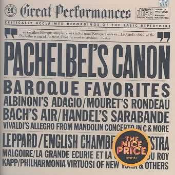 Canon &amp; Baroque Favourites (CD)