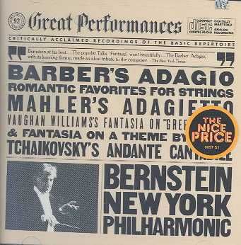 Leonard Bernstein - Barber's Adagio &amp; Other Romantic (CD)