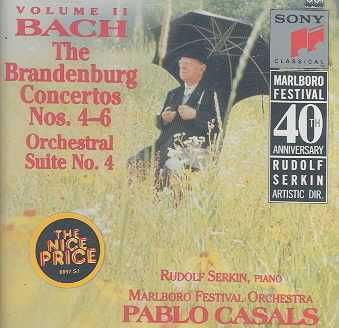 Pablo Casals - Brandenburg Concerto 4-6 (CD)