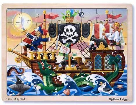 Melissa &amp; Doug Pirate Adventure Wooden Puzzle - 48 piece