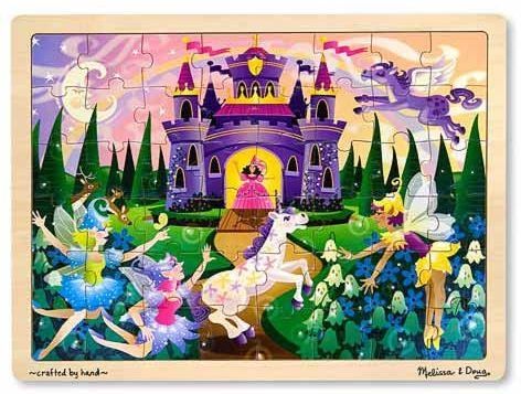 Melissa &amp; Doug Fairy Fantasy Wooden Puzzle