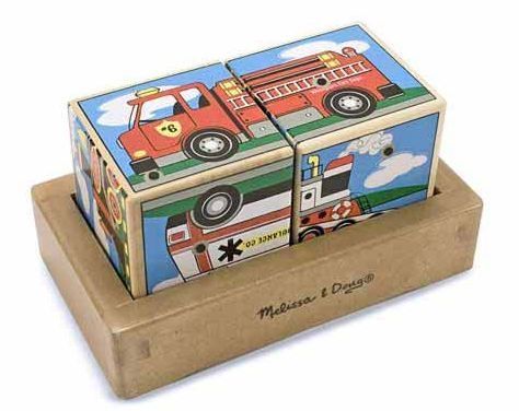 Melissa &amp; Doug Vehicles Sound Blocks
