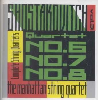 Shostakovitch:String Qts. 6-8 Vol 3 - (Import CD)