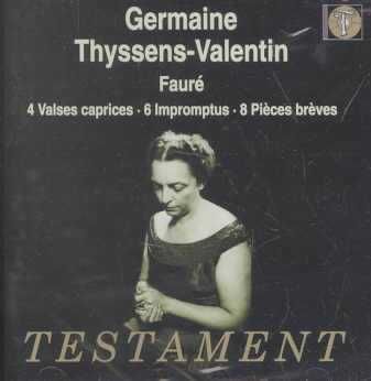 Faure:4 Valses Caprices/6 Impromptus - (Import CD)