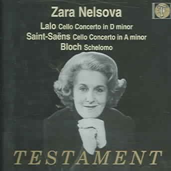 Zara Nelsova Plays Lalo Saint Seans - (Import CD)