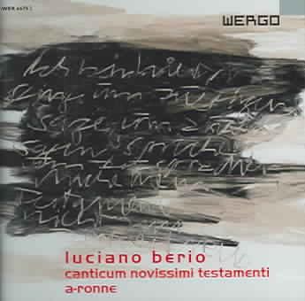 Canticum Novissimi Testamenti, A-ronne (Rundel) (CD / Album)