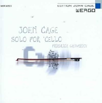 Solo for Cello (Gauwerky) (CD / Album)