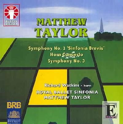 Taylor:Symphonies Nos 1 &amp; 3 Horn Conc - (Import CD)