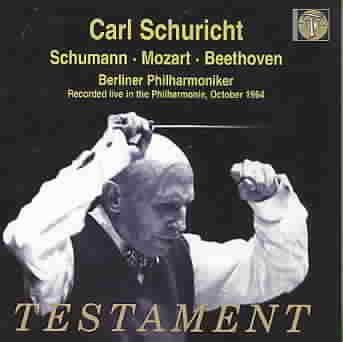 Carl Schuricht Conducts Schumann Moza - (Import CD)