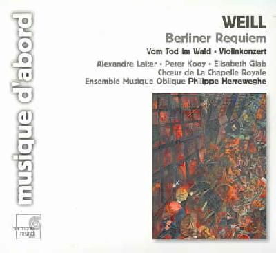 Weill:Berlin Requiem Violin Concerto - (Import CD)