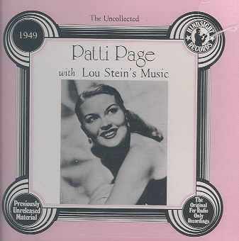 Patti Page with Lou Stein's Music - (Import CD)