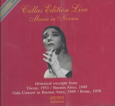 Maria in Norma-Historical Excerpts - (Import CD)