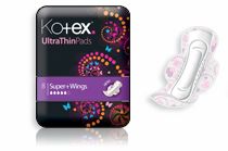 Kotex White UltraThin Super+Wings 8 542610