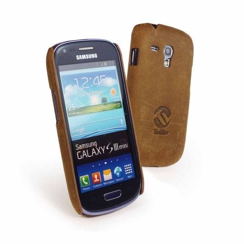 Tuff-Luv Samsung Galaxy S3 Mini - Western Leather + Screen Protector