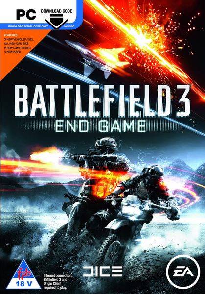 Battlefield 3: End Game (DLC Code only). **The original Battlefield 3 game is needed *Codes will only work with Multiplayer mode