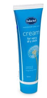 Eulactol Cream For Very Dry Skin Cream 250g Tube