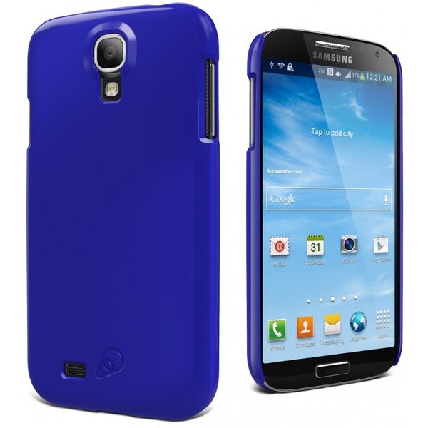 Cygnett Form Slim Glossy PC Hard Case for Samsung S4 - Electric Blue